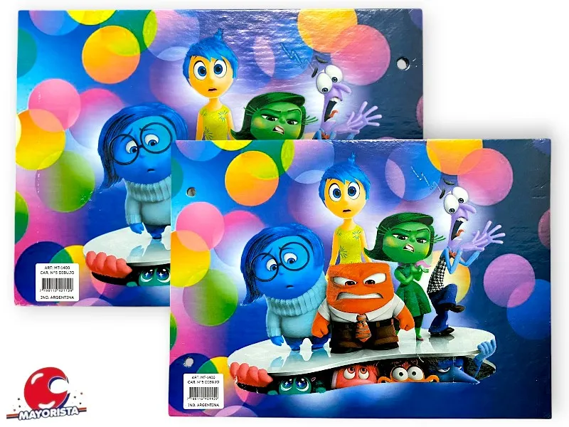 [3377] CARPETA 2 TAPAS N 5 CARTON INTENSAMENTE (MT-1400) RODUBI