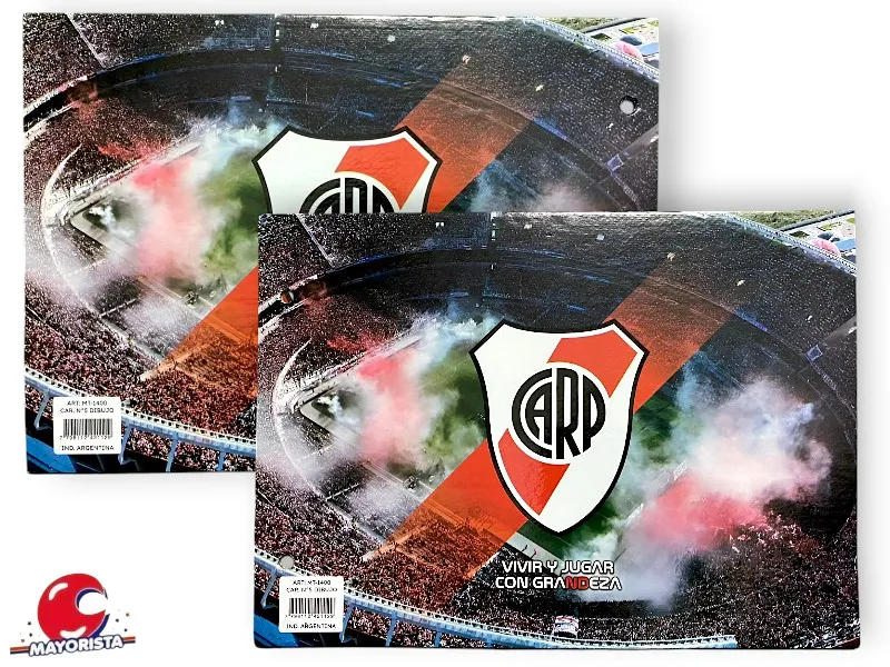 [3341] CARPETA 2 TAPAS N 5 CARTON RIVER (MT-1400) RODUBI