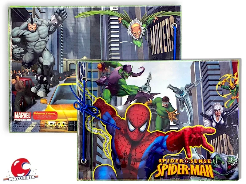 [7793665018130] CARPETA 2 TAPAS N 5 PLASTIFICADA SPIDERMAN