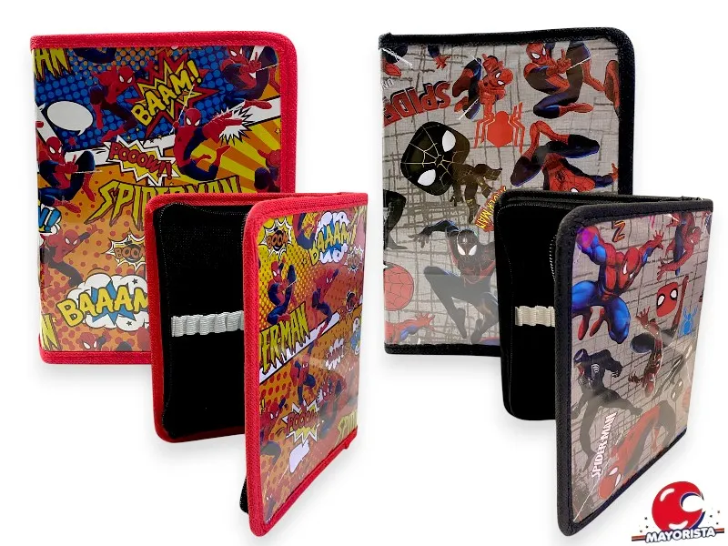 [2232] CARTUCHERA 1 PISO SPIDERMAN COSIDAS (WILLY)