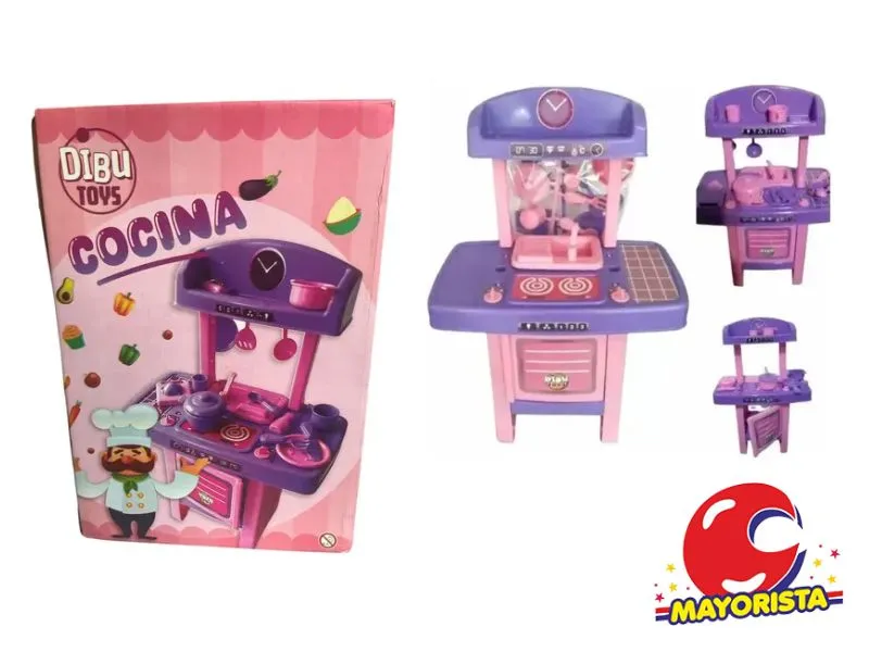 COCINA C/ACCESORIOS CAJA 34X24 - DIBU TOYS