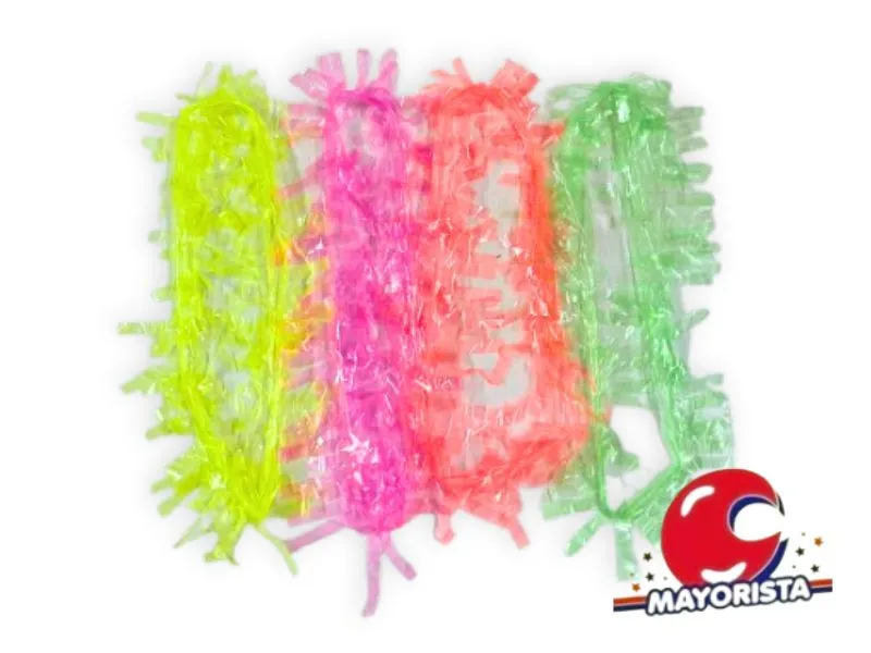 COLLARES X 10 FLUO (33333) MIC Y MAC