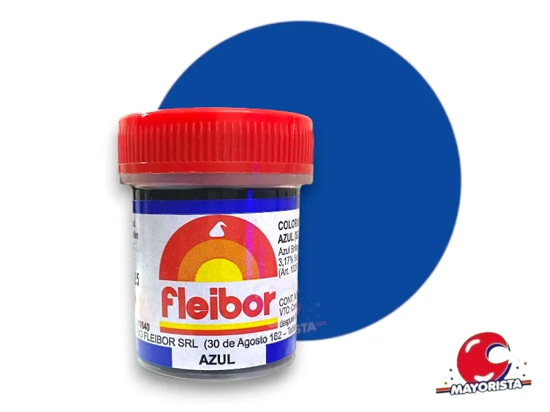 [2224] COLORANTE EN PASTA AZUL 15 GRS X1 - FLEIBOR