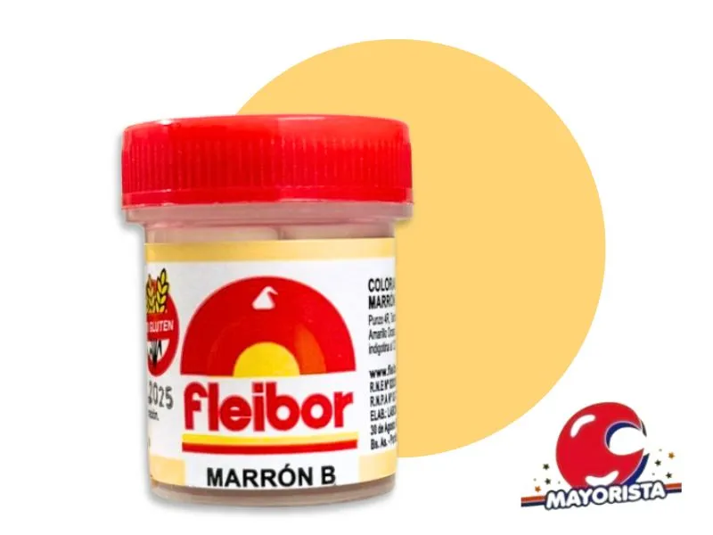 COLORANTE EN PASTA MARRON (B) 15 GRS X1 - FLEIBOR