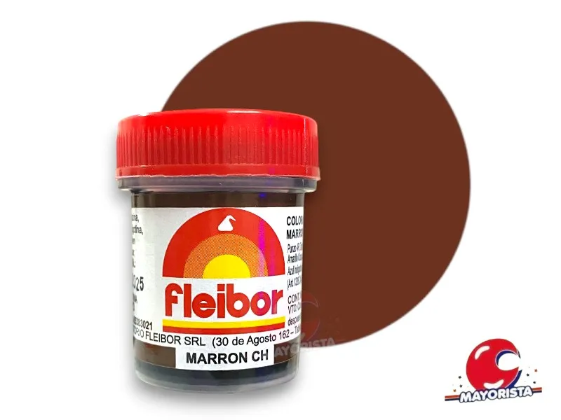 COLORANTE EN PASTA MARRON (CH) 15 GRS X1 - FLEIBOR