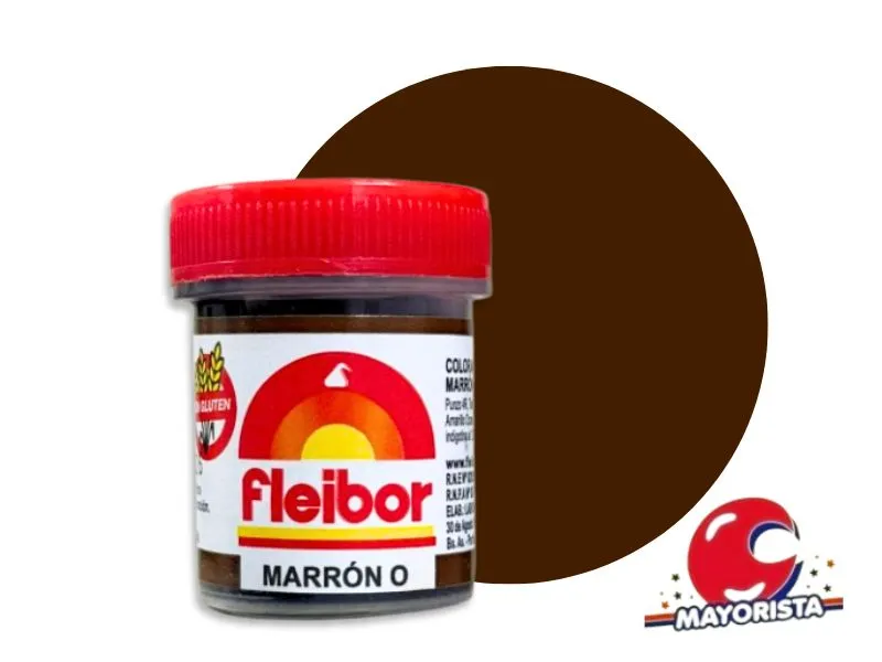 [9342] COLORANTE EN PASTA MARRON (O) 15 GRS X1 - FLEIBOR