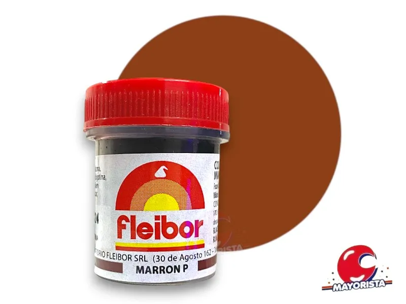 COLORANTE EN PASTA MARRON (P) 15 GRS X1 - FLEIBOR