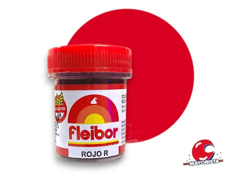 COLORANTE EN PASTA ROJO (R) 15 GRS X1 - FLEIBOR