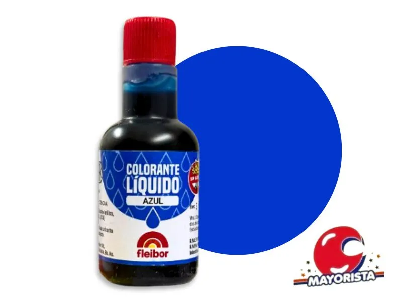 [7850] COLORANTE LIQUIDO AZUL 30 CC - FLEIBOR