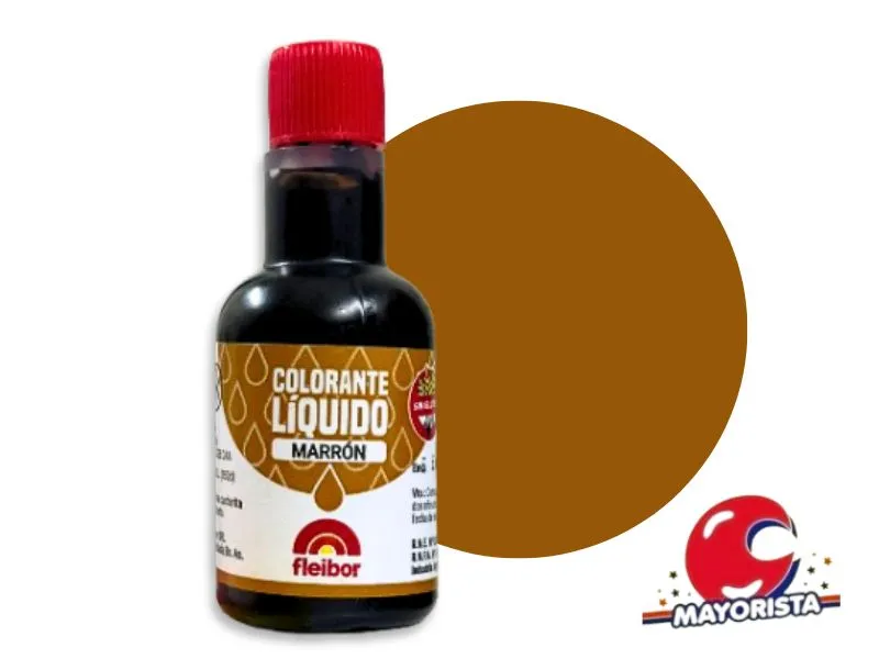 COLORANTE LIQUIDO MARRON 30 CC - FLEIBOR