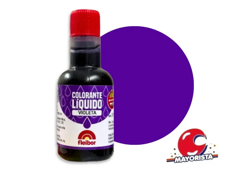 COLORANTE LIQUIDO VIOLETA 30 CC - FLEIBOR