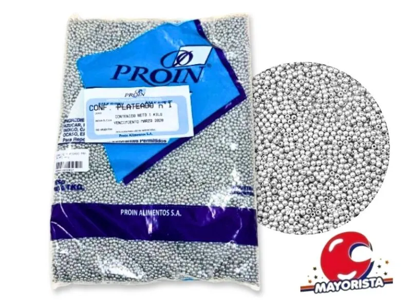[000000022457] CONFITE PLATEADO N1 X 1 KG - PROIN