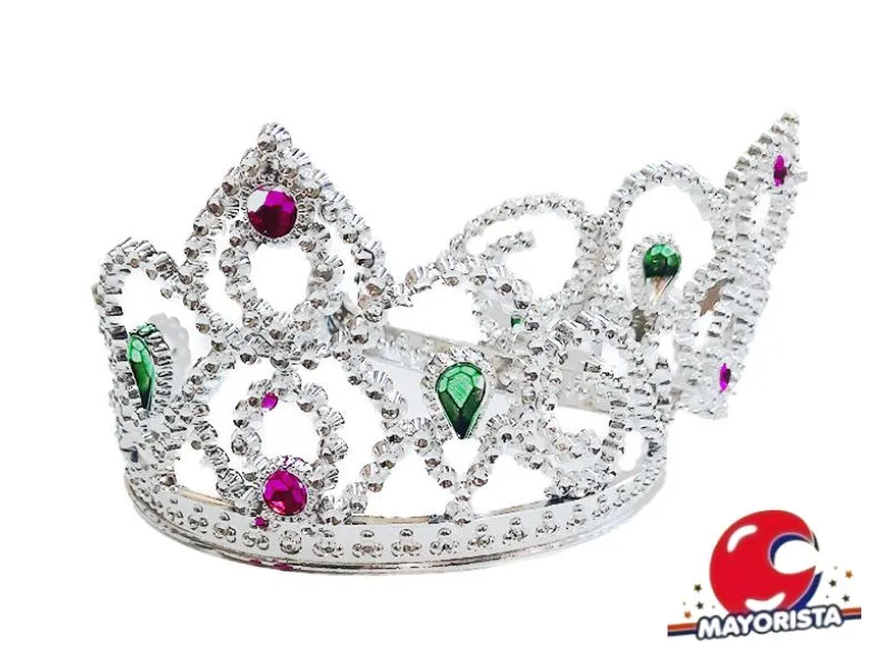 [8034107001792] CORONA PRINCESA PLATA C/PIEDRAS NUEVA (YJ0305/Y2653-127) YJ IMPORT