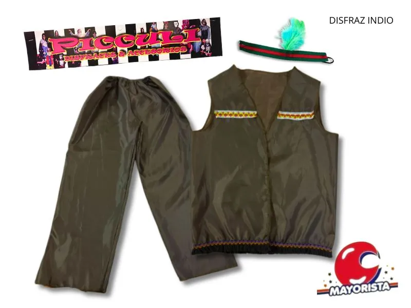 [3886] DISFRAZ INDIO T8/T10 (2282) PICCULI