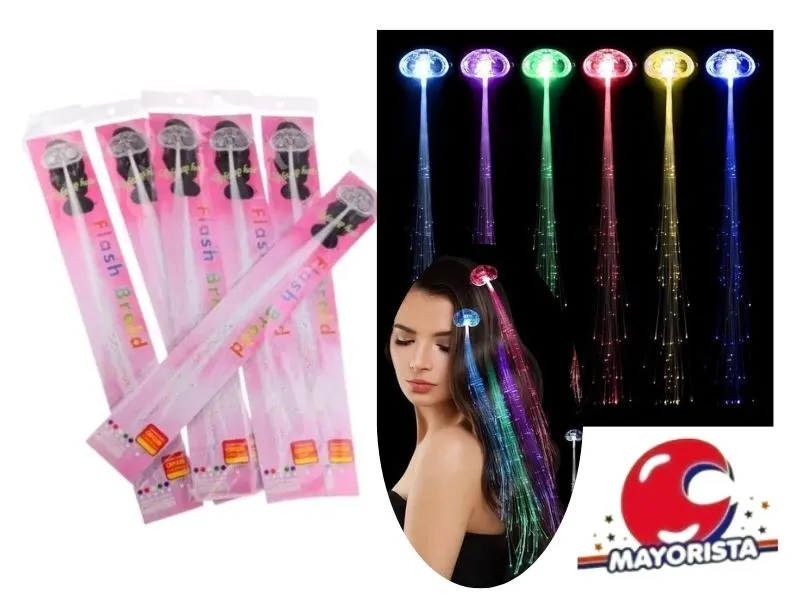 EXTENSION PELO C/LUZ LED X1 (YJ0260/ZLE-CO-09-01) YJ IMPORT