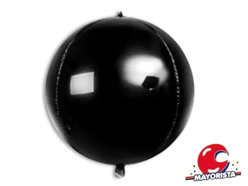 GLOBO MYLAR 135 CM ESFERA ORBZ NEGRO (YY-1114) CHG