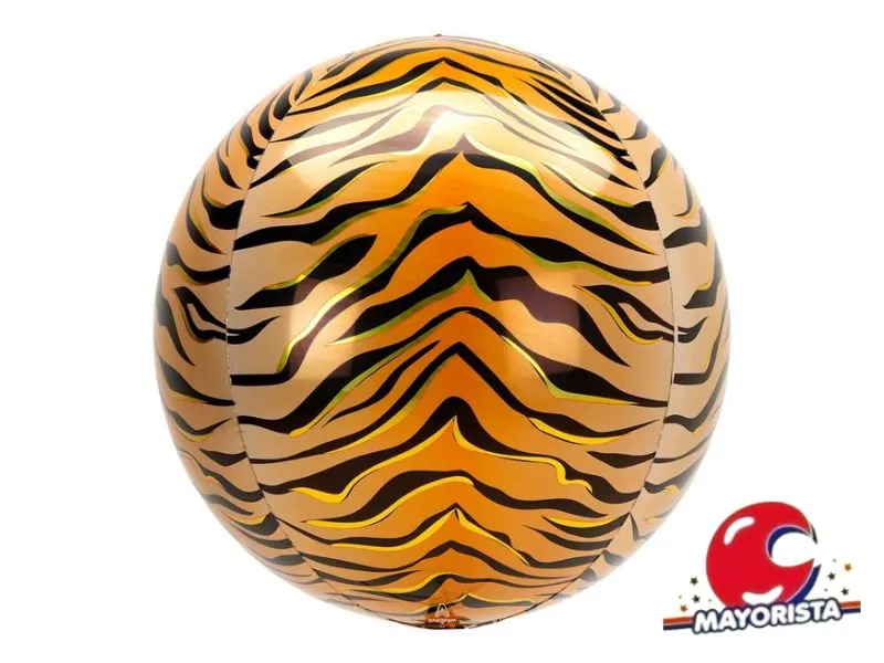 GLOBO MYLAR 18 REDONDO TIGRE 45CM (YQ-20057) ERIK