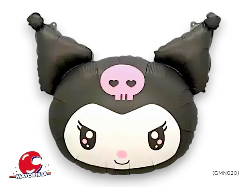 GLOBO MYLAR CABEZA KUROMI 40 CM (GMN020) CHG