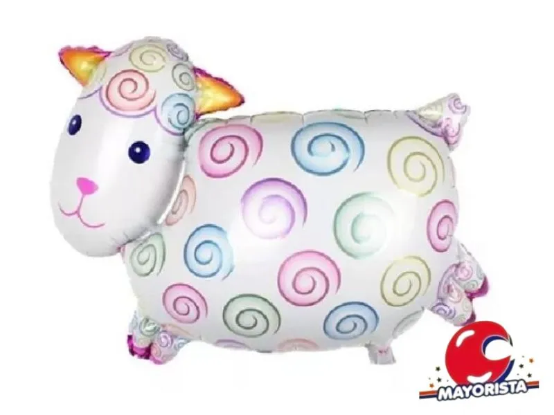 GLOBO MYLAR SILUETA OVEJA 40CM (TK-20728/B0217) CHG