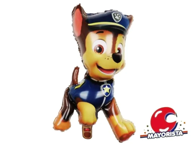 [5204] GLOBO MYLAR SILUETA PAW PATROL CHASE 70CM (WWD-074) CHG