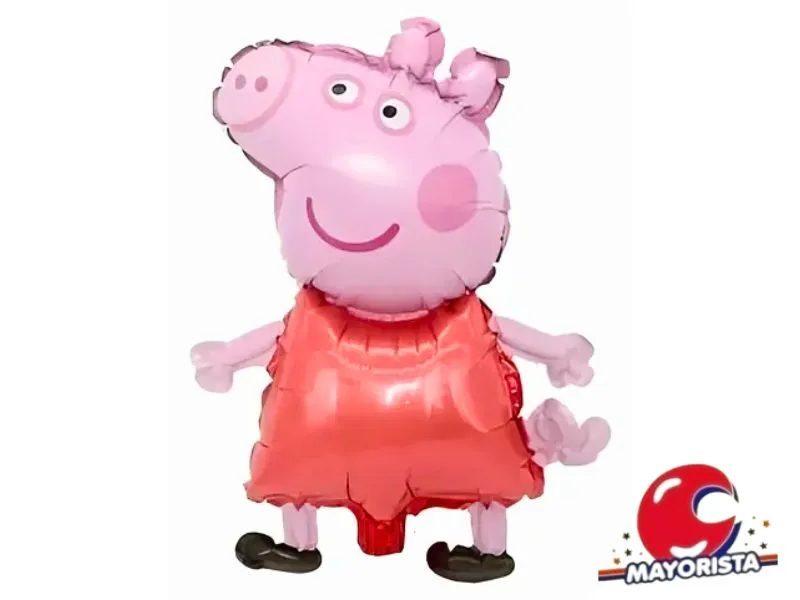 [7513] GLOBO MYLAR SILUETA PEPPA PIG 70 CM (XZPQ-502) CHG