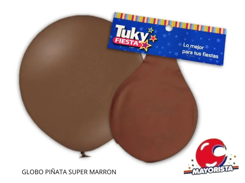 [5069] GLOBO PINATA SUPER MARRON - TUKY
