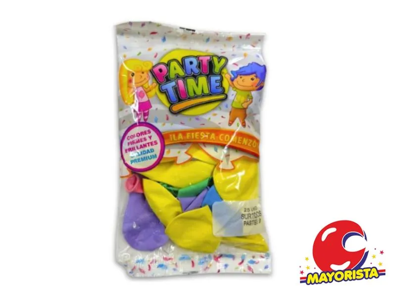 [7798420970616] GLOBOS 12 X 25 PASTEL MULTICOLOR BOMBUCHA