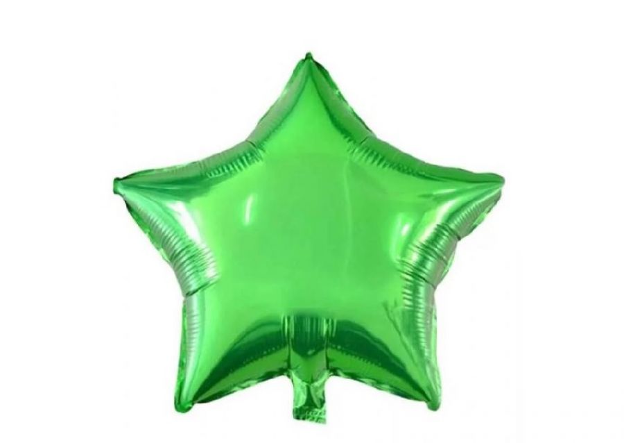 GLOBO MYLAR 18 ESTRELLA VERDE (45CM) ERIK