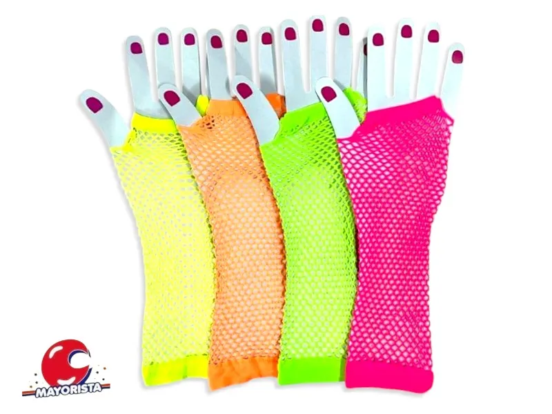 [8034107004939] GUANTES RED LARGOS FLUO (ILC-Y230/YJ0620) YJ IMPORT