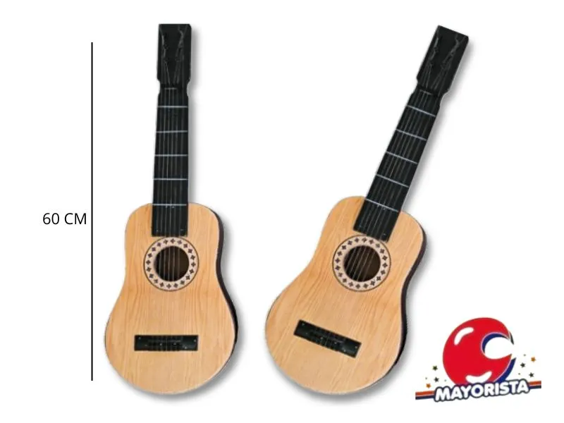 [9200] GUITARRA MADERA MEDIANA 60 CM (1319) RUESTES