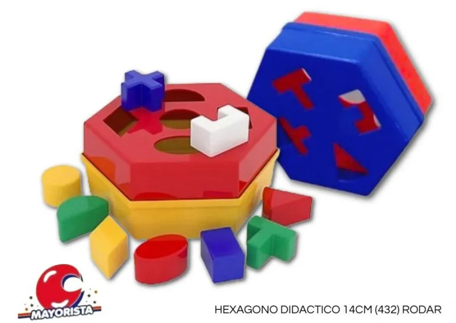 [7798121288188] HEXAGONO DIDACTICO 14CM (432) RODAR