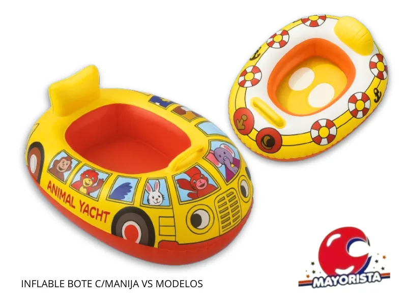 [3663] INFLABLE BOTE PASAPIE C/MANIJA VS MODELOS SAN LI TOYS (DD80451/INFA007) - SOL