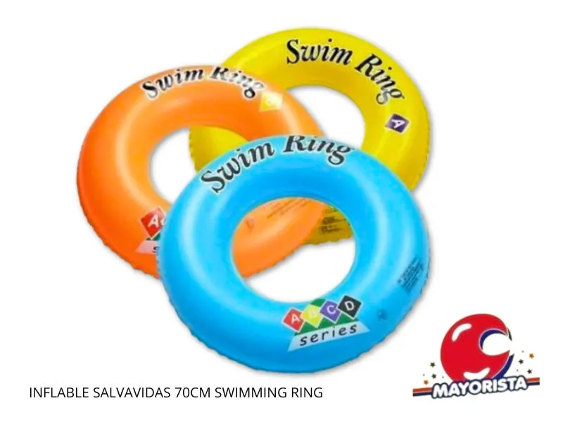 [2052] INFLABLE SALVAVIDAS 70CM SWIMMING RING (DD-9342/INFA012) - SOL