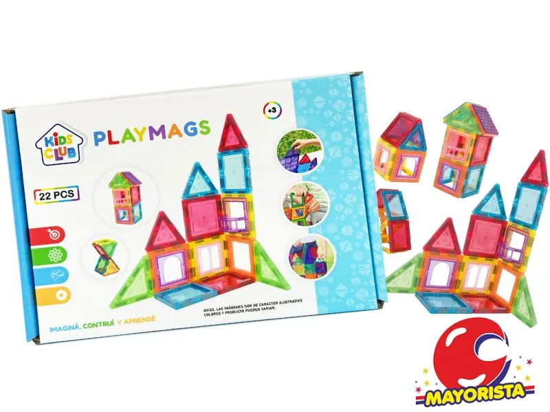 JUEGO DE BLOQUES MAGNETICOS 22 PCS CAJA 20X14 (55194) KADA
