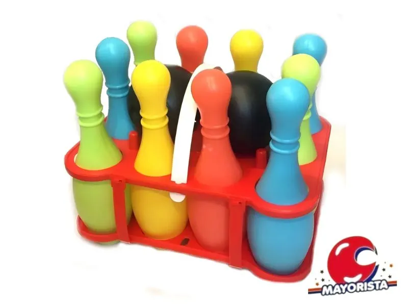 JUEGO DE BOWLING 10 PINOS + 2 BOLOS (404) DURAVIT