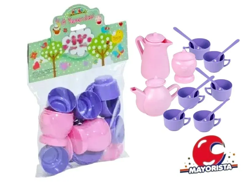 JUEGO DE TE Y CAFE 14 PCS EN BOLSA N4 (141Y) YUYU