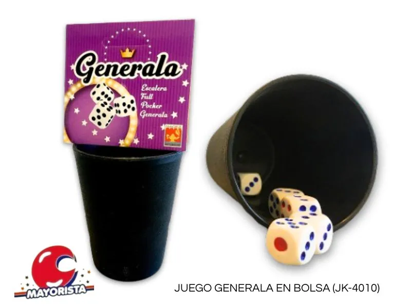 JUEGO GENERALA EN BOLSA (JK-4010) MAGIKA