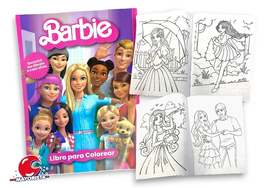 [1378] LIBRITO PARA COLOREAR BARBIE (TIA)