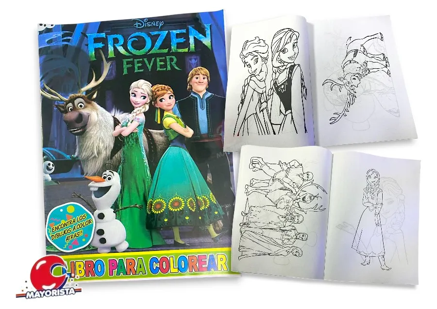 [2099] LIBRITO PARA COLOREAR FROZEN (TIA)