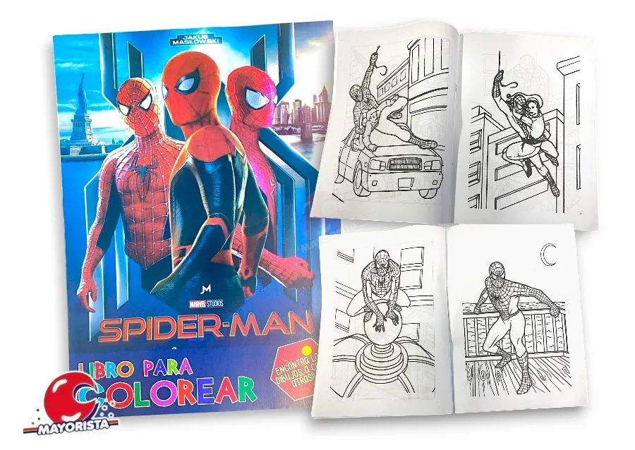 [9366] LIBRITO PARA COLOREAR SPIDERMAN (TIA)