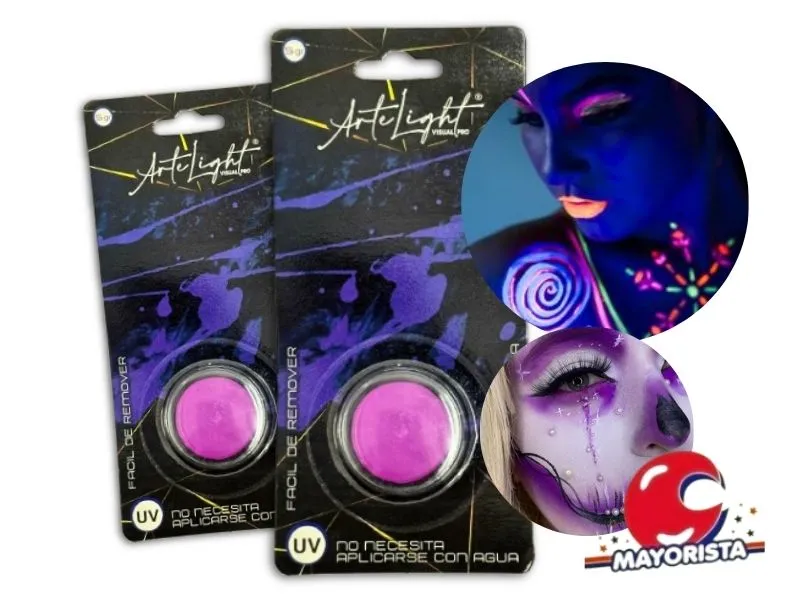 [6901028505048] MAQUILLAJE ARTISTICO X 1 VIOLETA FLUO 5 GRS (5048) ARTELIGHT