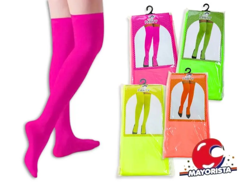MEDIAS LARGAS FLUO 4 COLORES (ZLE-COT-06-03) ERIK