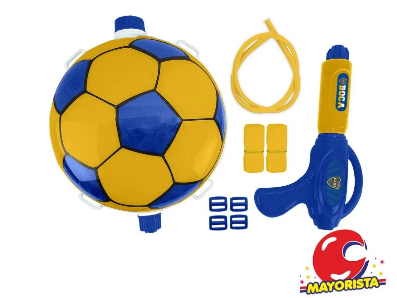 MOCHILA LANZA AGUA PELOTA BOCA 24 CM (8130) KADA