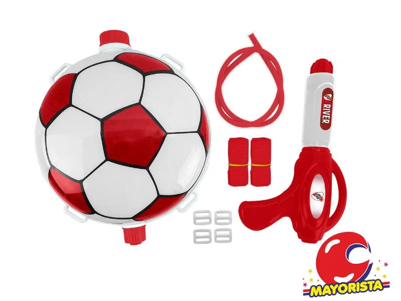[7453077240115] MOCHILA LANZA AGUA PELOTA RIVER (8414) KADA