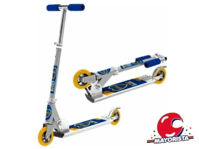 MONOPATIN 2 RUEDAS ALUMINIO PLEGABLE BOCA JUNIORS 95X75 (12065) KADA