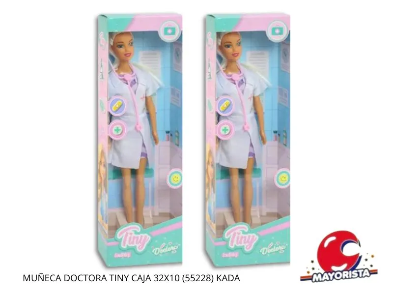 [7450077063720] MUNECA DOCTORA TINY CAJA 32X10 (55228) KADA