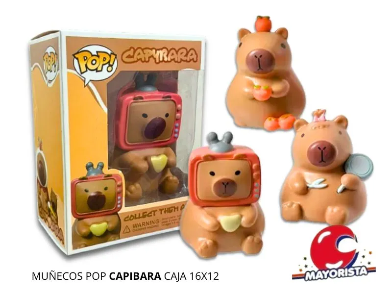 [7502025013209] MUNECOS POP CAPIBARA CAJA 16X12 - SOL