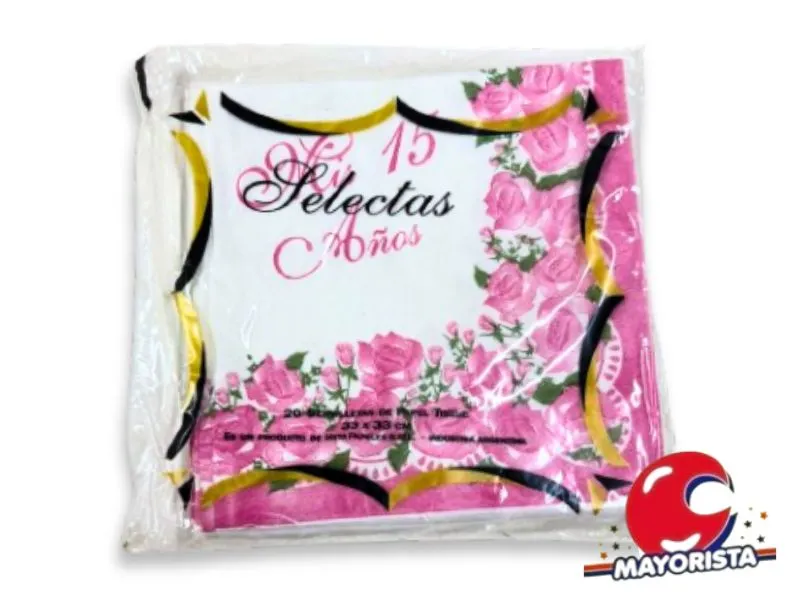 [2632] OFERTA 2026 - SERVILLETAS X20 MIS 15 ANOS - SELECTA