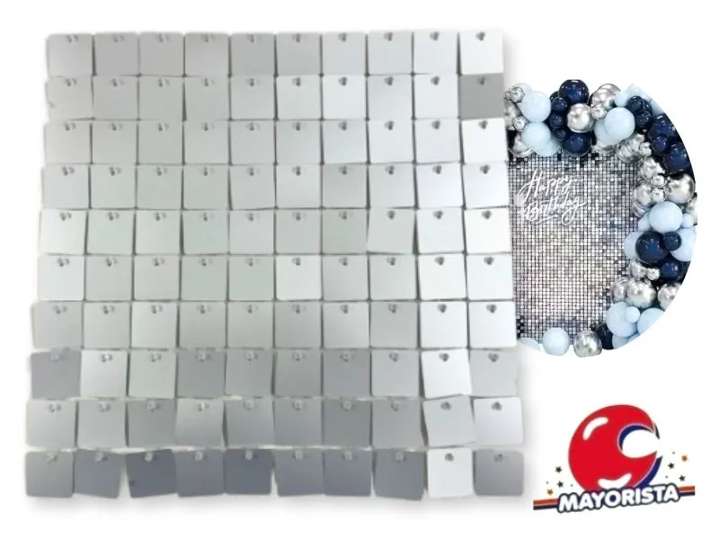[7601] PANEL SHIMMER WALL PLATA MATE 30X30 (YJ0007) YJ IMPORT