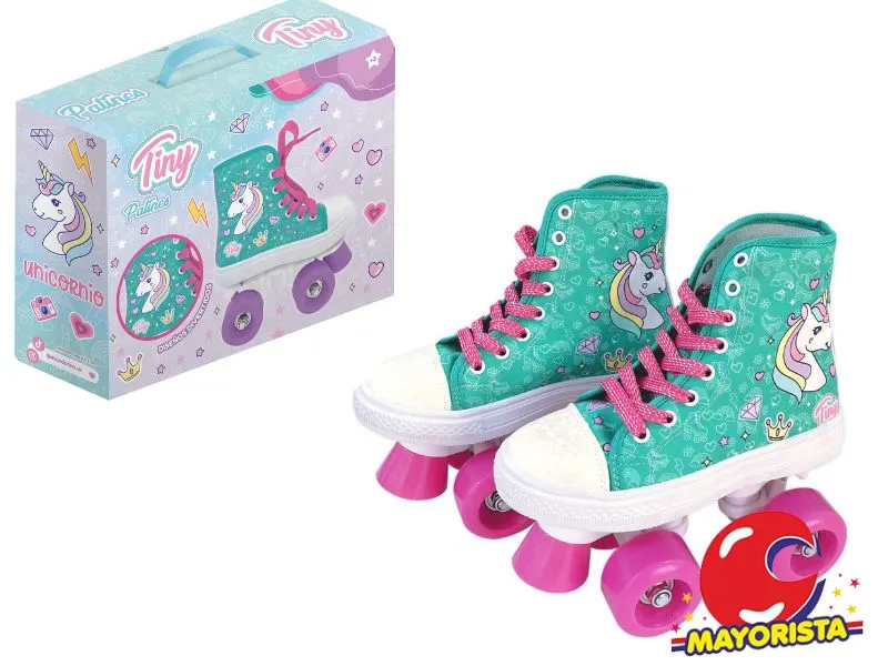 [7453077225129] PATINES ZAPATILLAS TINY UNICORNIO T 28 AL 32 (12231) KADA